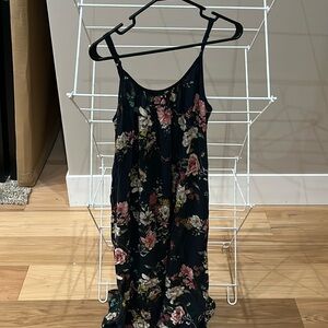 Navy flower dress